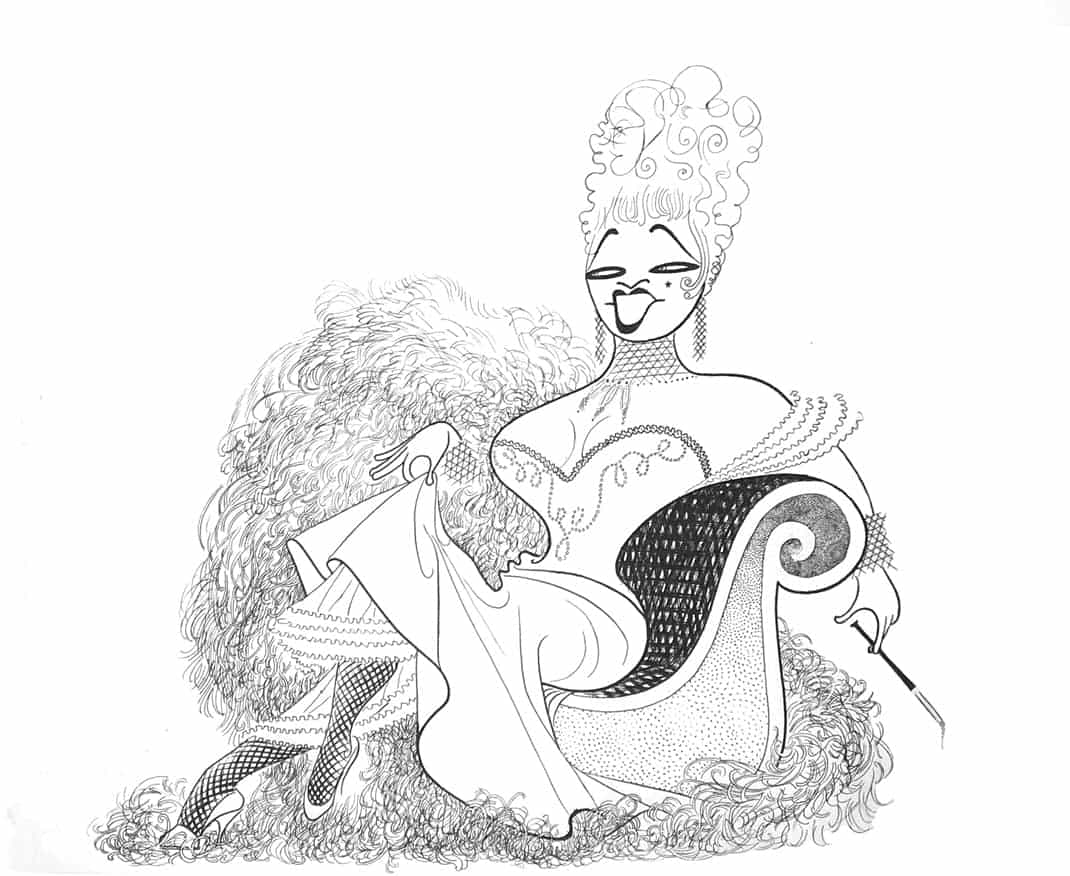 Mae West by Al Hirschfeld