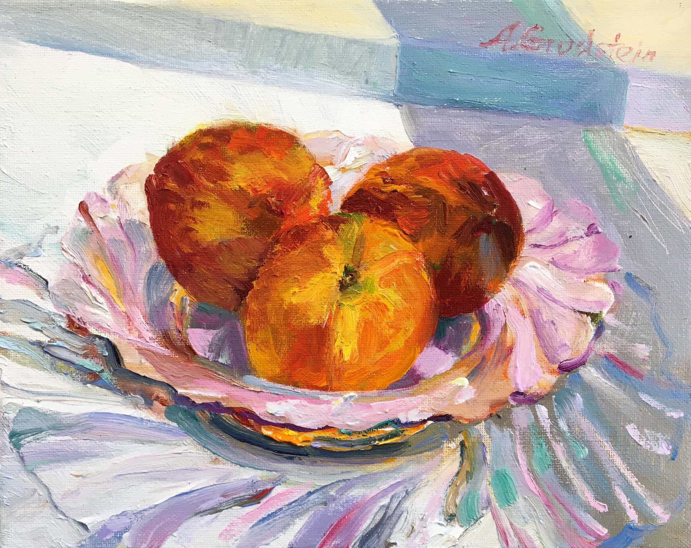 Peaches II by Adele Grodstein 