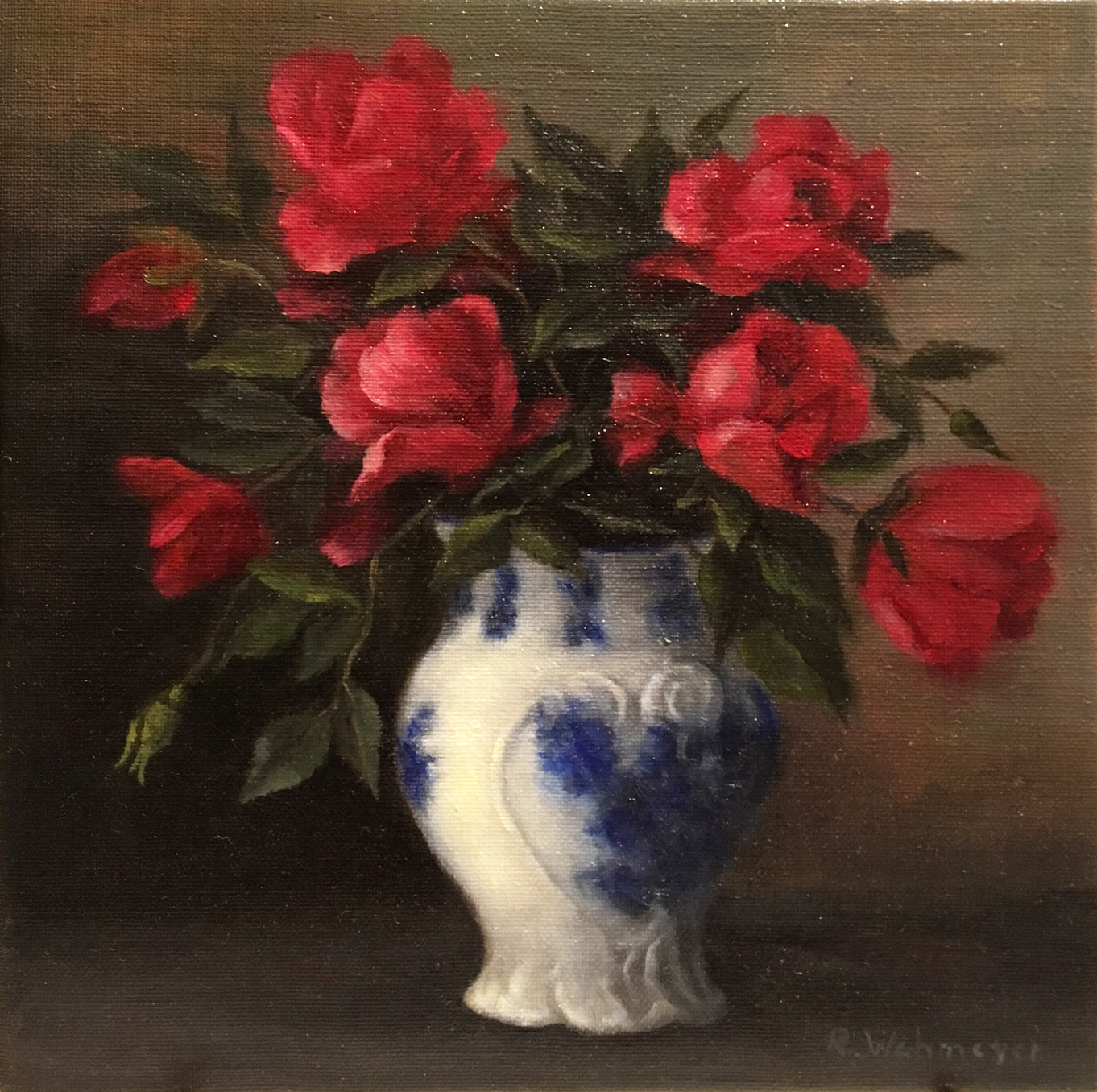 Red Roses Painting